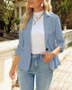 LookbookStore Blazers for Women Suit Jackets Dressy 3/4 Sleeve Blazer Business Casual Outfits for Work
