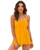 Women's Halter Bandeau Self-Tied Tankini Set Two Pieces Swimsuits