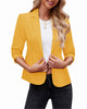 LookbookStore Blazers for Women Suit Jackets Dressy 3/4 Sleeve Blazer Business Casual Outfits for Work