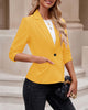 LookbookStore Blazers for Women Suit Jackets Dressy 3/4 Sleeve Blazer Business Casual Outfits for Work