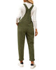 Winter Moss Womens Overalls Corduroy Bib Adjustable Straps Fashion Jumpsuit Overall for Women with Pocket