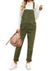 Winter Moss Womens Overalls Corduroy Bib Adjustable Straps Fashion Jumpsuit Overall for Women with Pocket