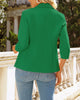 LookbookStore Blazers for Women Suit Jackets Dressy 3/4 Sleeve Blazer Business Casual Outfits for Work