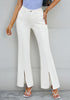 Brilliant White Women's Brief High Waisted Flex Breathable Straight Leg Denim Pant