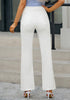 Brilliant White Women's Brief High Waisted Flex Breathable Straight Leg Denim Pant