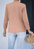 Dusty Coral Women's Brief 3/4 Sleeve Suit Blazer Open Front Cardigan Casual Jackets