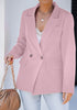 Cameo Pink Women's Office Fashion Blazer Casual Business Jacket Long Sleeve