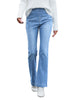 Lakeside Blue Women's Stretchy Bootcut Denim Pants High Waisted Flare Pants