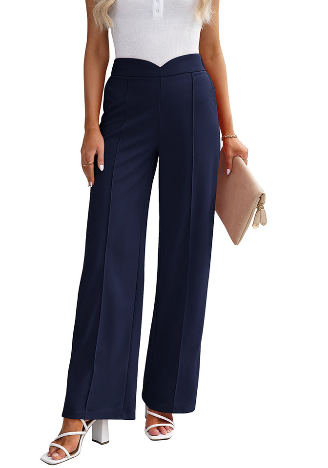Blue Depths Women's Stretch Business Casual High Waisted Work Office W –  Lookbook Store