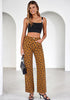 LookbookStore Wide Leg Jeans for Women High Waisted Polka Dot Stretch Denim Pants | Polka Dot, 90s Baggy Straight, High Rise, 29.5 Inch Inseam, Stretchy Jean Pants, Classic 5 Pockets, Business Casual Outfits