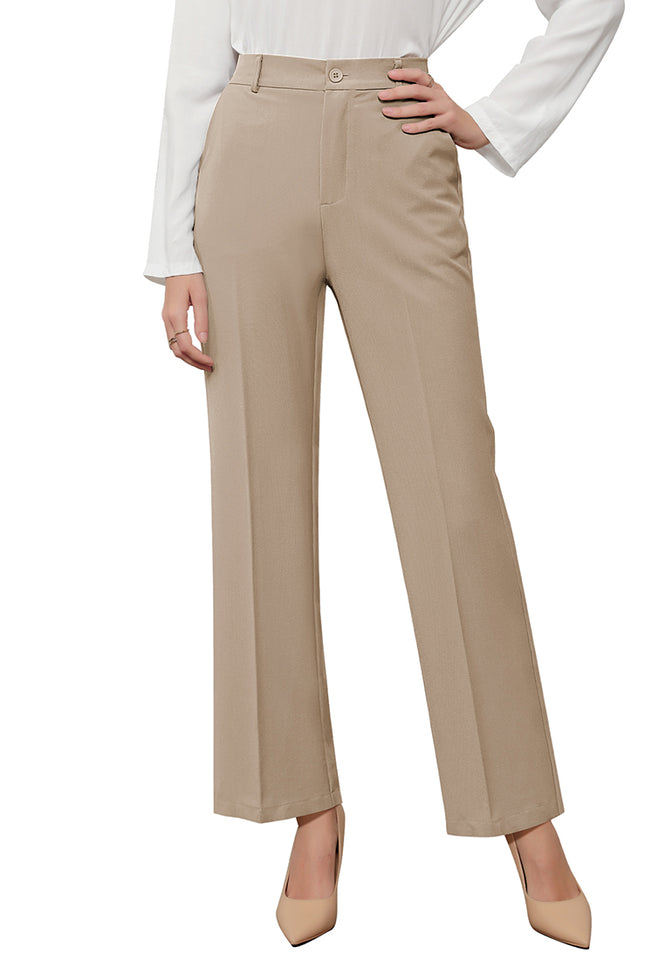 Tie-belt lyocell trousers - Khaki green - Ladies | H&M IN