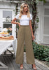 Khaki Women's High Waisted Wide Leg Business Work Pants