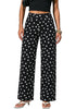 LookbookStore Wide Leg Jeans for Women High Waisted Polka Dot Stretch Denim Pants | Polka Dot, 90s Baggy Straight, High Rise, 29.5 Inch Inseam, Stretchy Jean Pants, Classic 5 Pockets, Business Casual Outfits