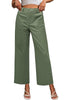 Women's Comfy High Waist Wide Leg Tailored Relaxed Fit Daily Wear Pants