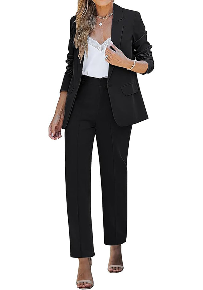 Black Women's Blazer Set Business Casual Full Fit Blazer Jackets and S Lookbook Store Black Women's Blazer Set Business Casual Full Fit Blazer Jackets and S Lookbook Store