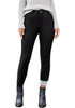 Women's High Waisted Black Skinny Fleece Lined Denim Jeans
