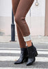 Women's High Waisted Cappuccino Skinny Fleece Lined Denim Jeans