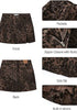 High Waisted Stretchy Leopard Print Mini Skorts Women Fashion Casual Bottoms