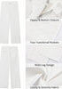 Lookbook Store  Women's All Season High Rise Wide Leg Jeans with Four Pockets Multi Occasion Wear