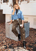 Women's Leopard Print Wide Leg Pants with Drawstring Elastic Waist Casual Loose Trousers for Summer Lounge & Vacation
