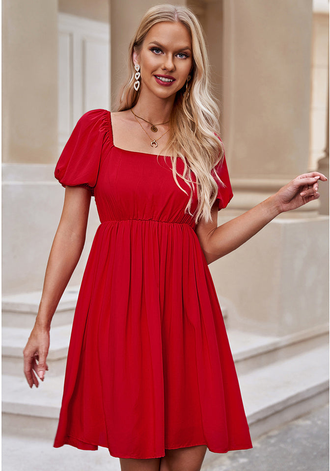 Red babydoll dress online