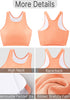 Cantaloupe Women's High Waisted Two Piece Bikini Sets Textured High Neck Racer Back Swimsuits