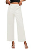 Women's Comfy High Waist Wide Leg Tailored Relaxed Fit Daily Wear Pants