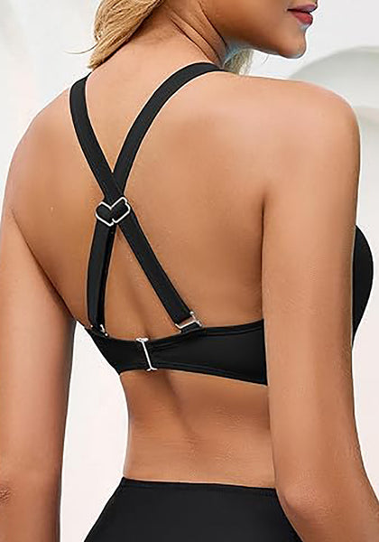 O-Ring Linked Bikini Tops for Women Beach Swimsuits Pool Party Bathing Suit