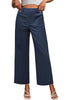 Women's Comfy High Waist Wide Leg Tailored Relaxed Fit Daily Wear Pants