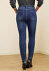 Women's High Waisted Fleece Lined Skinny Jeans Warm Stretch Denim Pants
