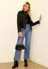 Lookbook Store  Women's All Season High Rise Wide Leg Jeans with Four Pockets Multi Occasion Wear