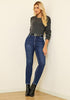 Women's High Waisted Fleece Lined Skinny Jeans Warm Stretch Denim Pants