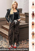 Women's Leopard Print Wide Leg Pants with Drawstring Elastic Waist Casual Loose Trousers for Summer Lounge & Vacation