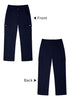 Medieval Blue Women's Straight Leg Cargo Pants Casual Y2K High Waisted Styles