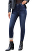 Women's High Waisted Fleece Lined Skinny Jeans Warm Stretch Denim Pants