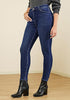Women's High Waisted Fleece Lined Skinny Jeans Warm Stretch Denim Pants