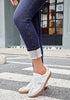 Women's High Waisted Indigo Skyblue Skinny Fleece Lined Denim Jeans