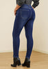 Women's High Waisted Fleece Lined Skinny Jeans Warm Stretch Denim Pants