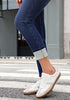 Women's High Waisted Fleece Lined Skinny Jeans Warm Stretch Denim Pants