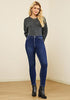Women's High Waisted Fleece Lined Skinny Jeans Warm Stretch Denim Pants