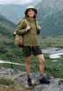 LookbookStore Women Army Green Waterproof Lightweight Rain Jacket Hooded Windbreaker Drawstring Zip Rain Coat for Hiking Outdoor Travel