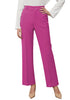 Very Berry Women's Business Casual High Waisted Straight Leg Stretchy Elastic Waist Trousers