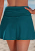 LookbookStore womens High Waist Ruched Swim Skirt Tankini Bottom Bathing Suit Skort for Beach Vacation