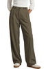 GRAPENT Women's High Waisted Wide Leg Work Pants | Elastic Back Waist, Front Pleated, Business Casual Office Outfits