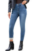 Women's High Waisted Fleece Lined Skinny Jeans Warm Stretch Denim Pants