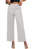 Women's Comfy High Waist Wide Leg Tailored Relaxed Fit Daily Wear Pants