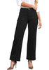Lookbook Store  Women's All Season High Rise Wide Leg Jeans with Four Pockets Multi Occasion Wear