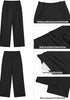 GRAPENT Women's Wide Leg Dress Pants | Pull On Closure, High Waisted, Elastic Back Waist, Front Pleated, Business Casual Office Wear