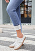 Women's High Waisted Powder Blue Skinny Fleece Lined Denim Jeans