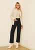 Lookbook Store  Women's All Season High Rise Wide Leg Jeans with Four Pockets Multi Occasion Wear